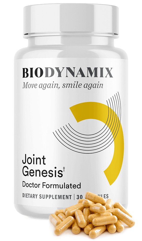 Joint Genesis bottle with capsules
